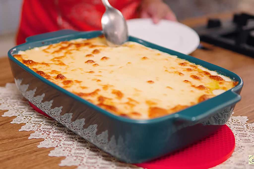 Receita De Arroz De Forno Cremoso Queijo