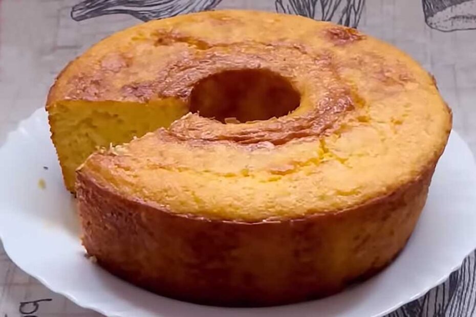 Bolo de Milho com Canela