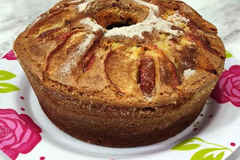 Bolo de Maçã no Liquidificador