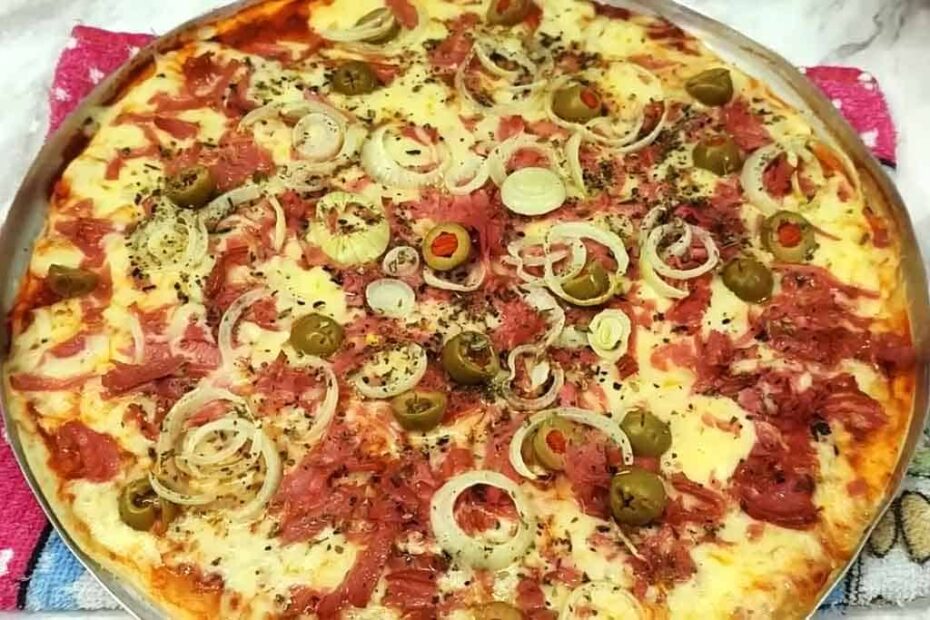 Pizza de Liquidificador