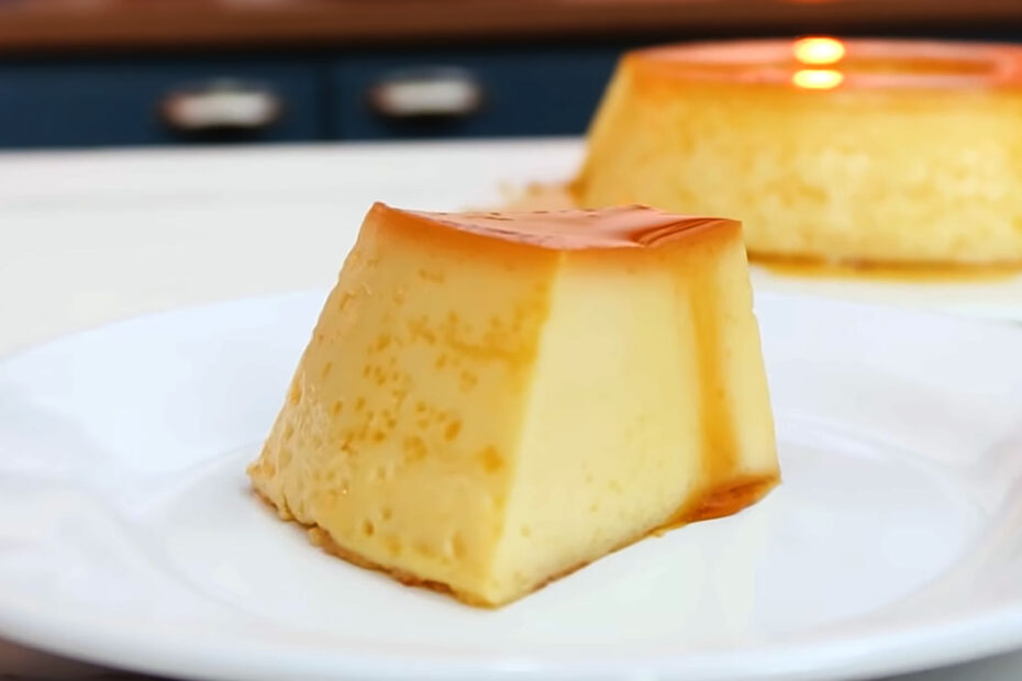 Pudim Cremoso com Furinhos