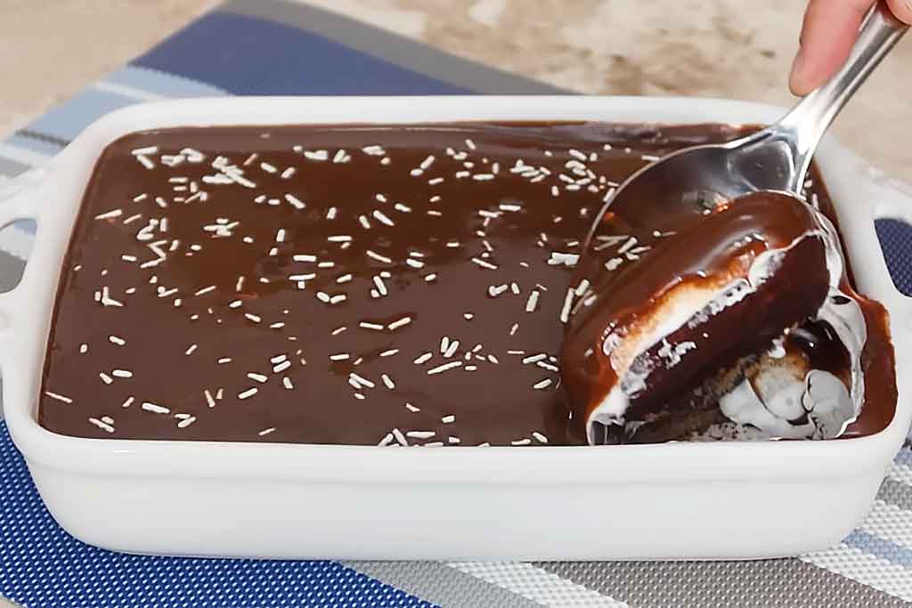 Brownie com Ganache de Chocolate