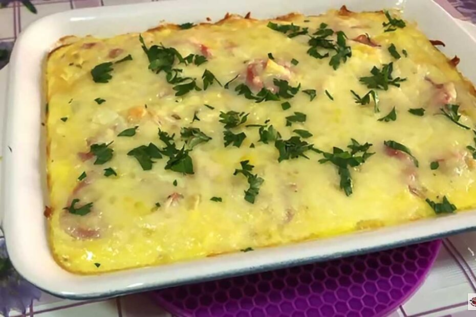 Omelete de Forno com Batata