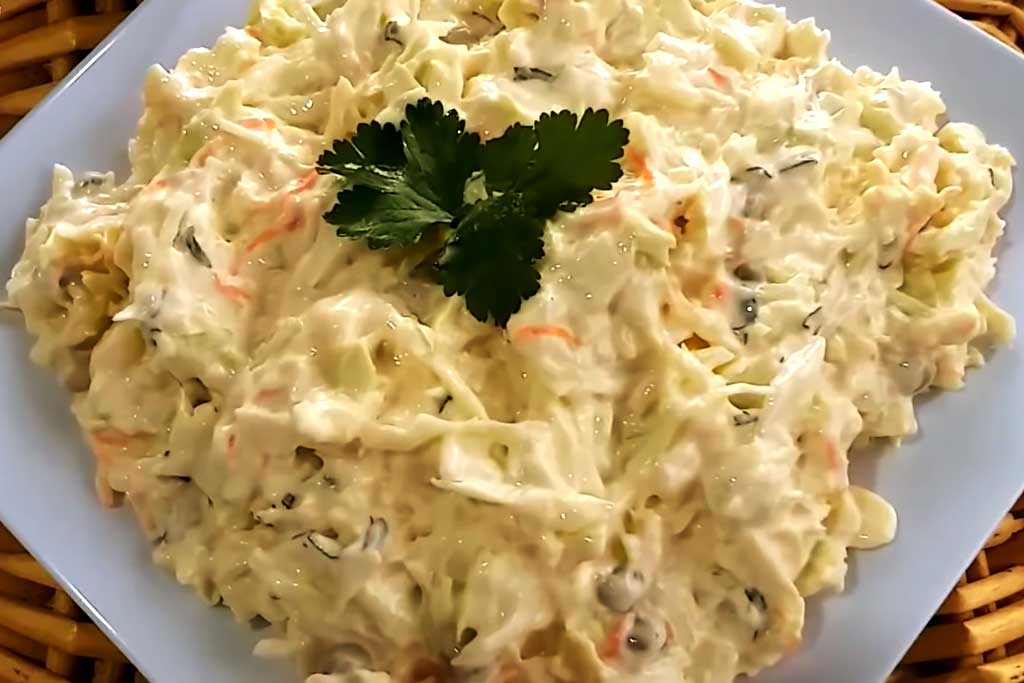 Salada Cremosa de Repolho