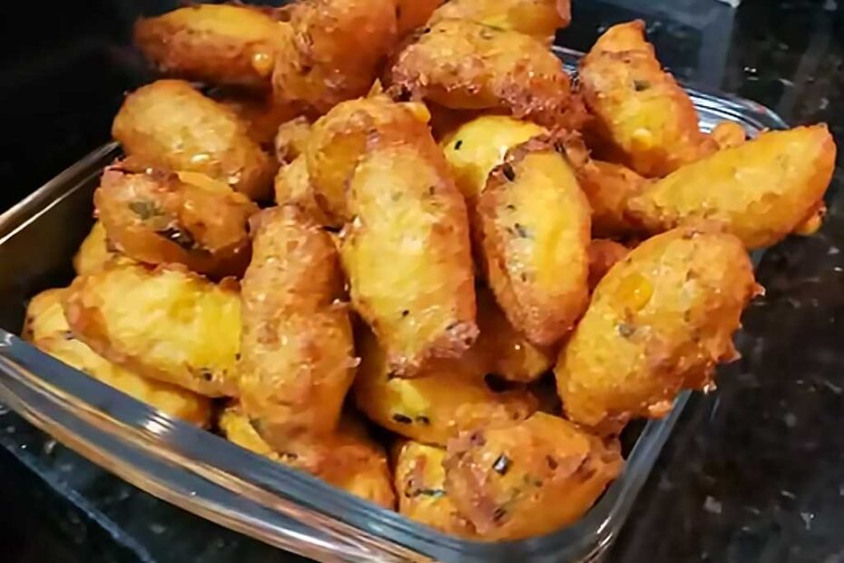 Bolinho de Milho Verde Frito