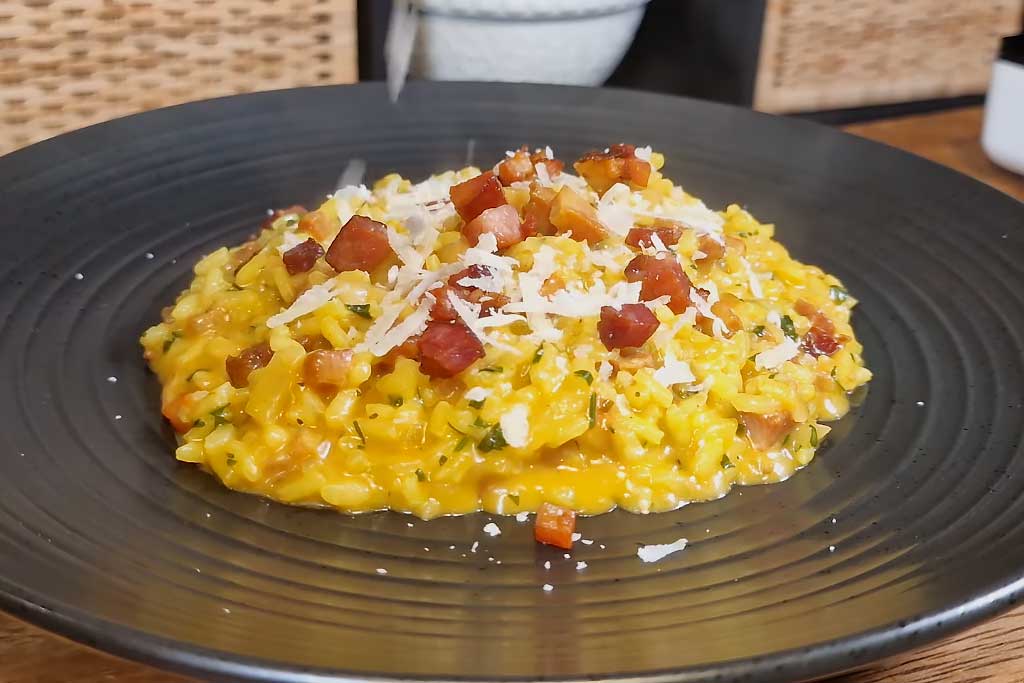 Risoto de Bacon Cremoso