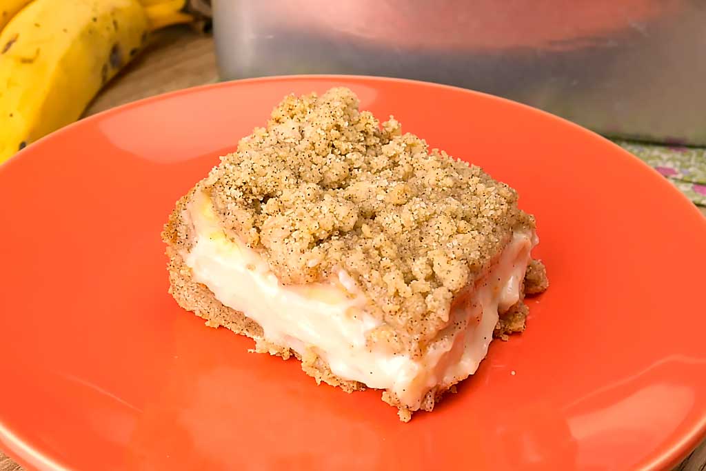 Cuca Cremosa de Banana