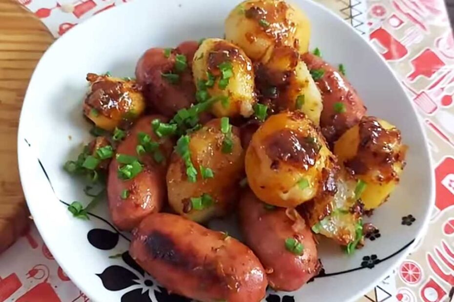 Linguiça com Batatas na Panela de Pressão