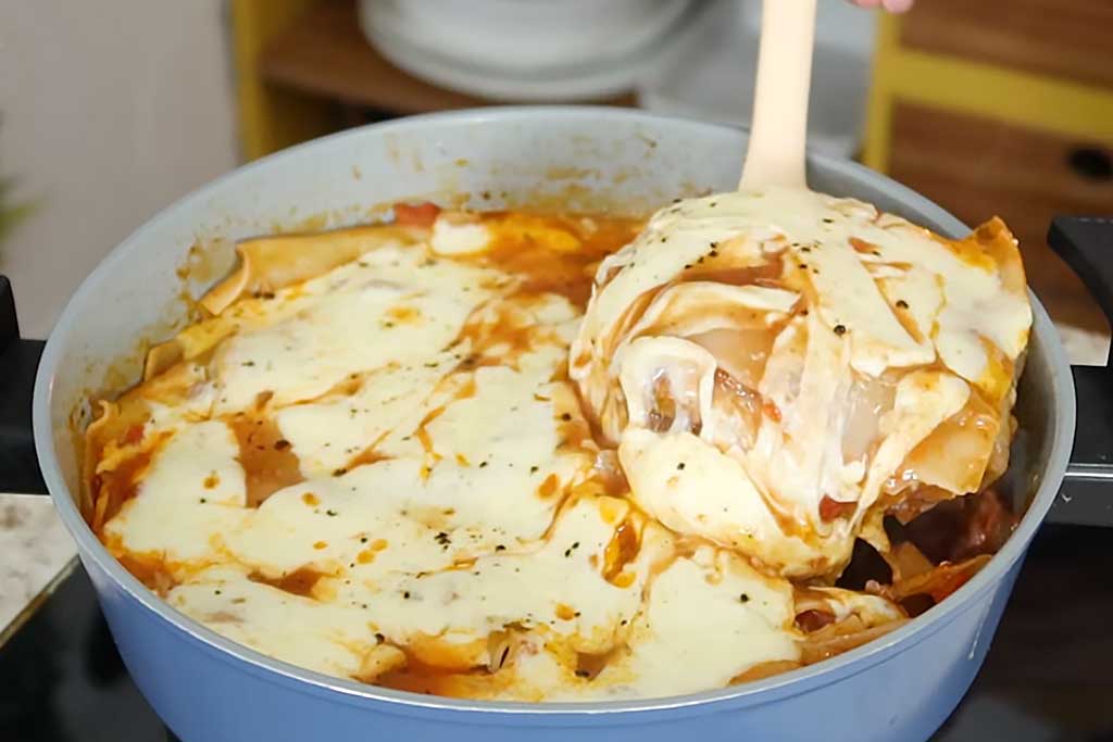 Lasanha na Frigideira