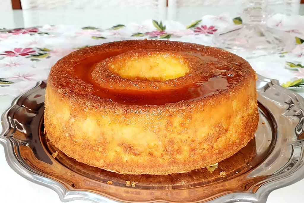 Bolo Pudim de Milho Verde