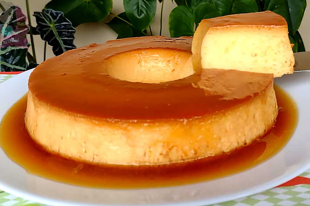 Receita de Pudim Super Leve e Cremoso