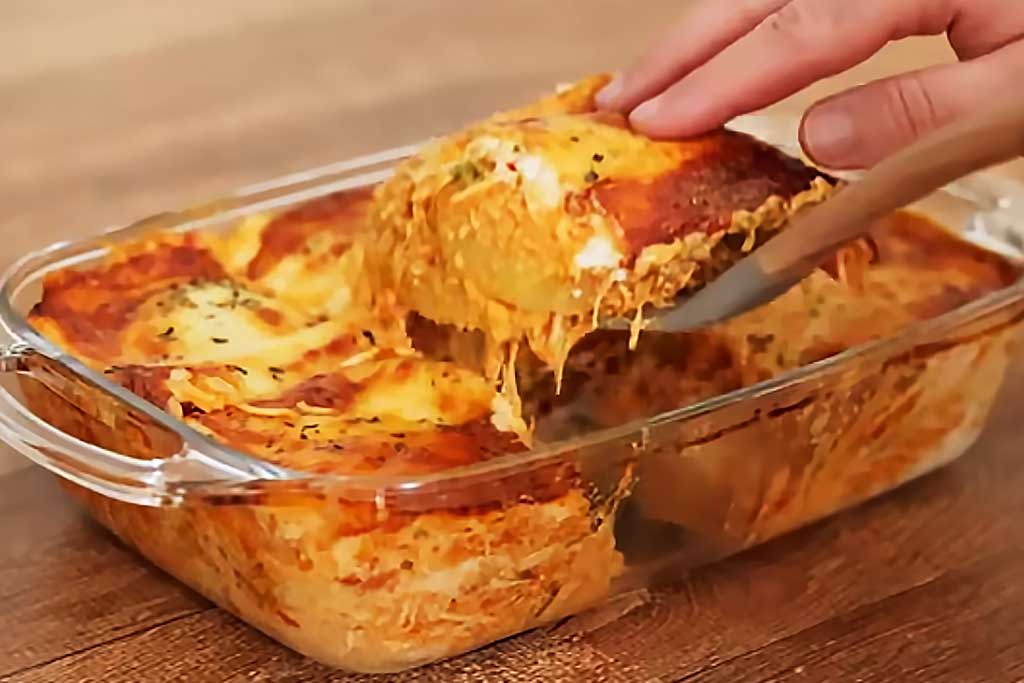 Receita de Batata Recheada com Frango