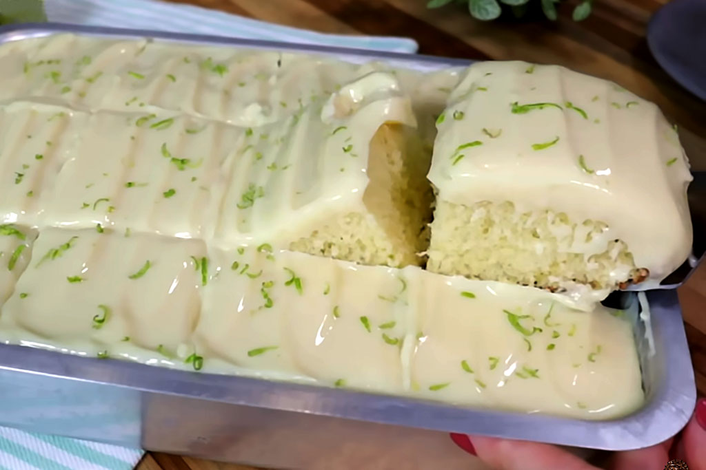 Receita de Bolo de Limão Tradicional
