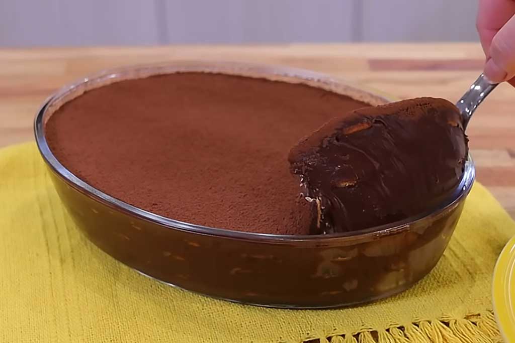 Pavê Cremoso de Chocolate com Café