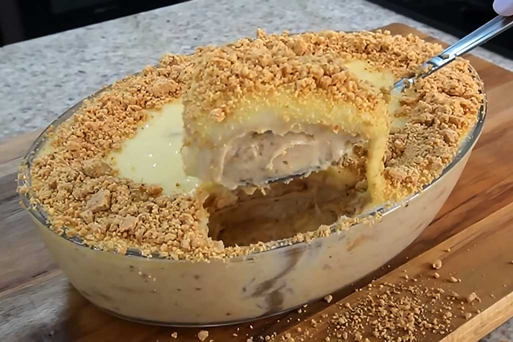 Receita de Pavê de Paçoca