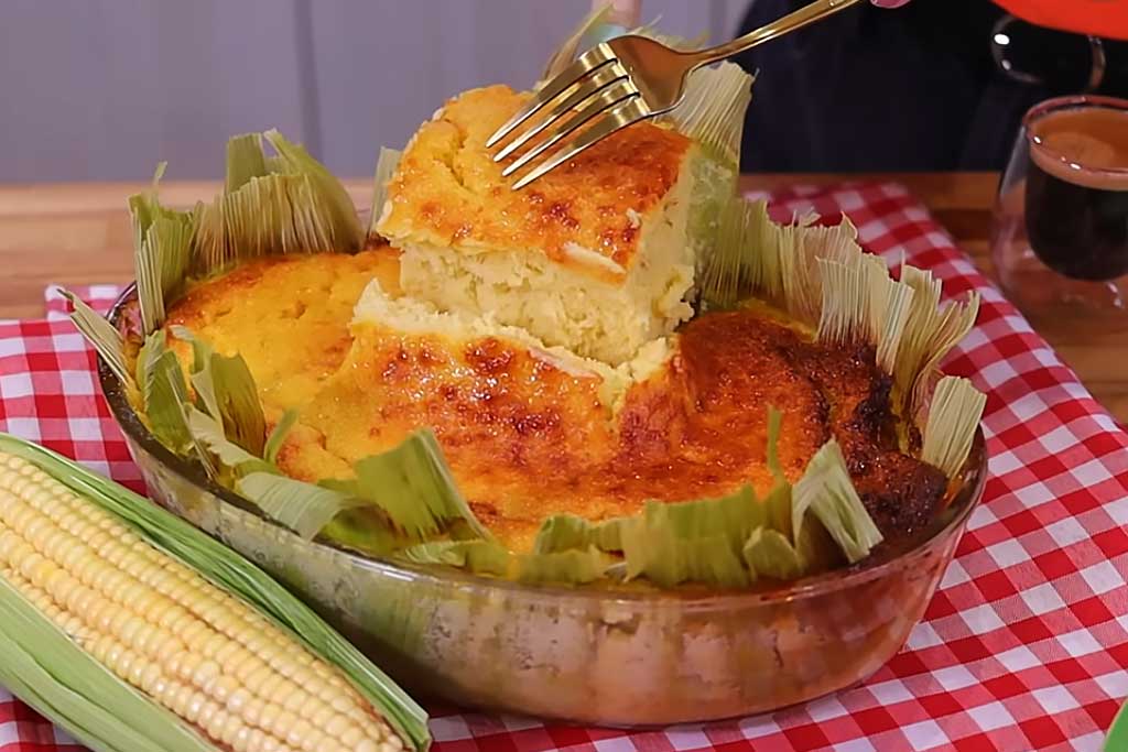 Receita de Bolo de Milho Cremoso