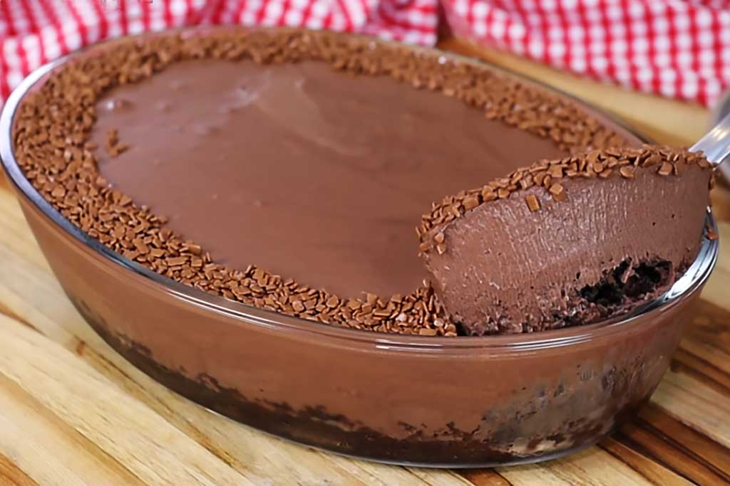 Bolo Chocomousse na Travessa