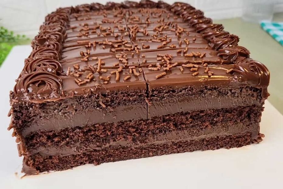 Bolo de Brigadeiro Retangular