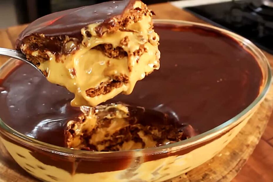 Torta de Doce de Leite com Ganache