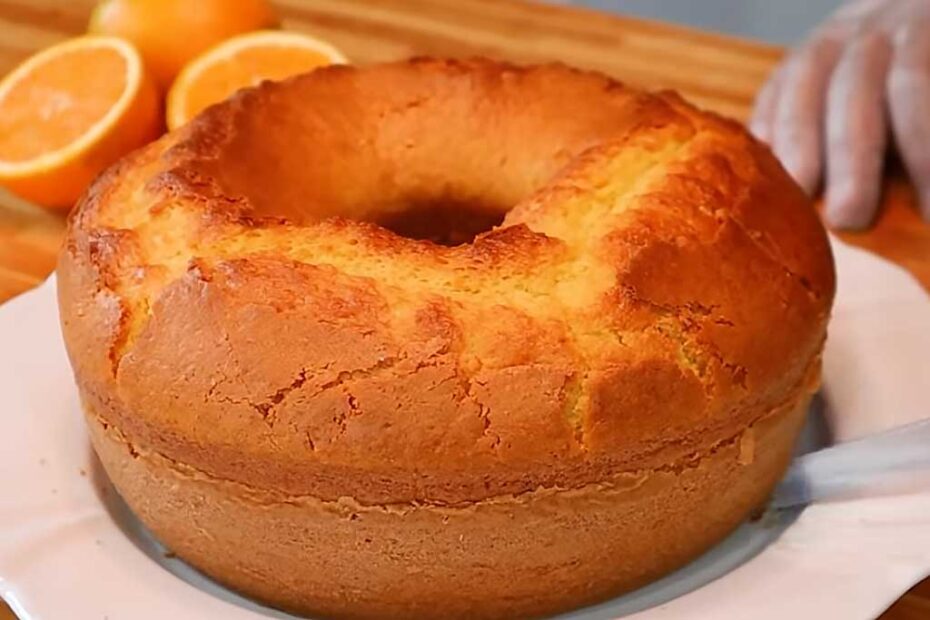 Bolo de Laranja Simples e Rápido