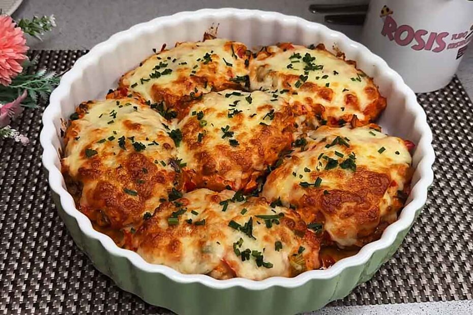 Peito de Frango Gratinado Suculento