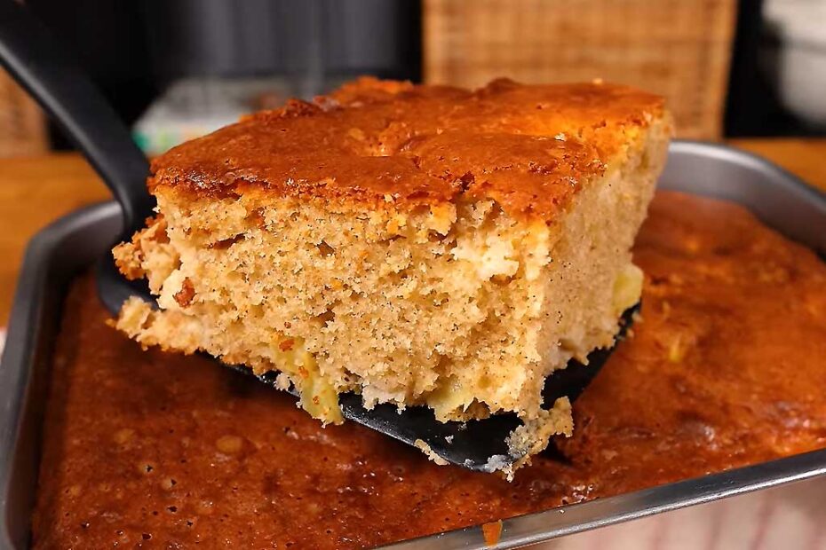 Bolinho de Maçã Simples de Liquidificador