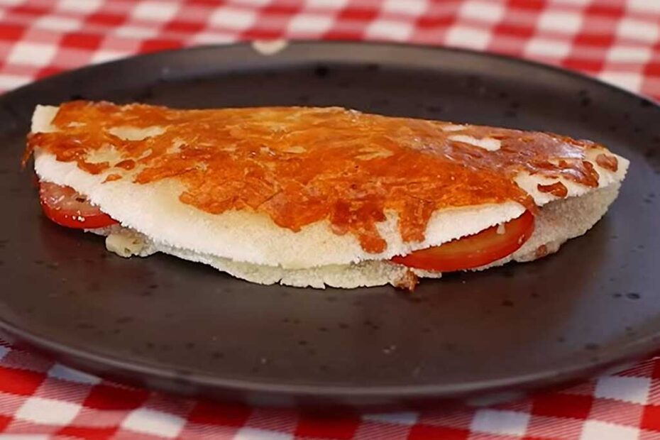 Tapioca Turbinada com Crostinha de Queijo