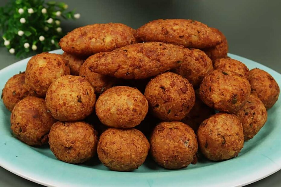 Croquete de Aipim com Calabresa