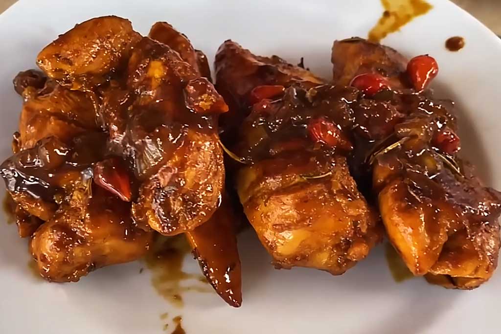 Frango na Cerveja com Molho de Mostarda