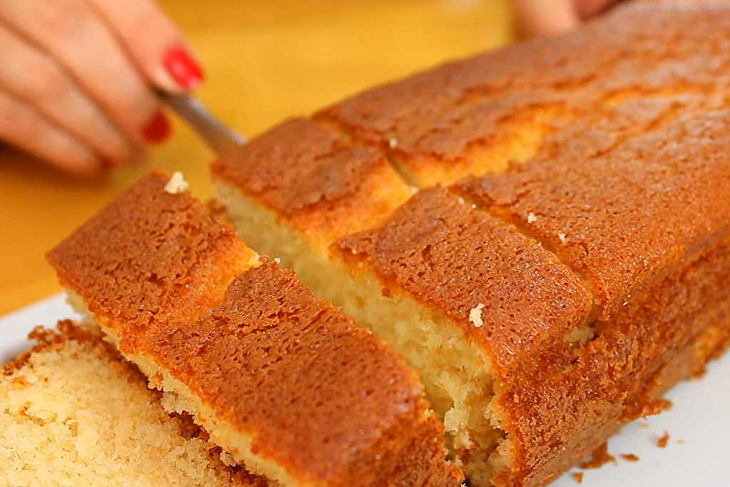 Receita de Bolo Caseiro Fofinho