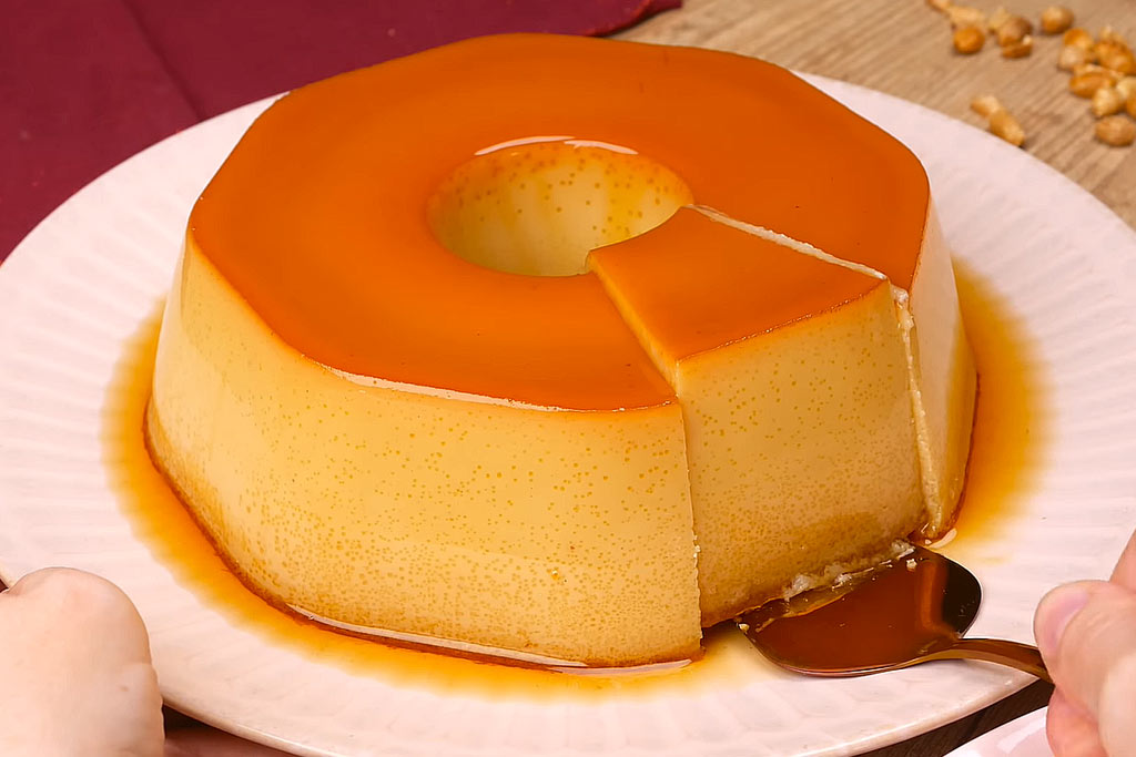 Pudim de Amendoim Cremoso