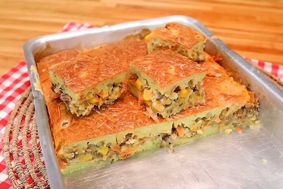 Torta de Sardinha de Liquidificador