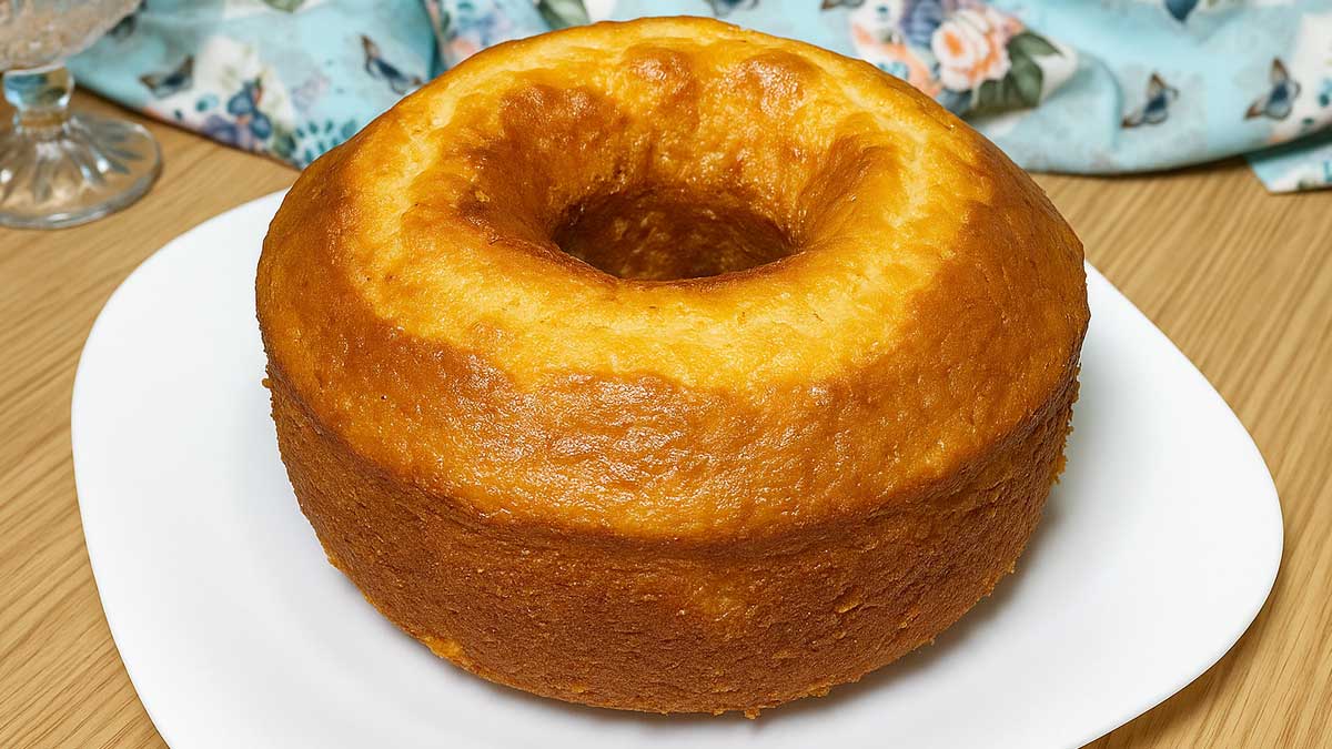  Bolo Amanteigado de Liquidificador