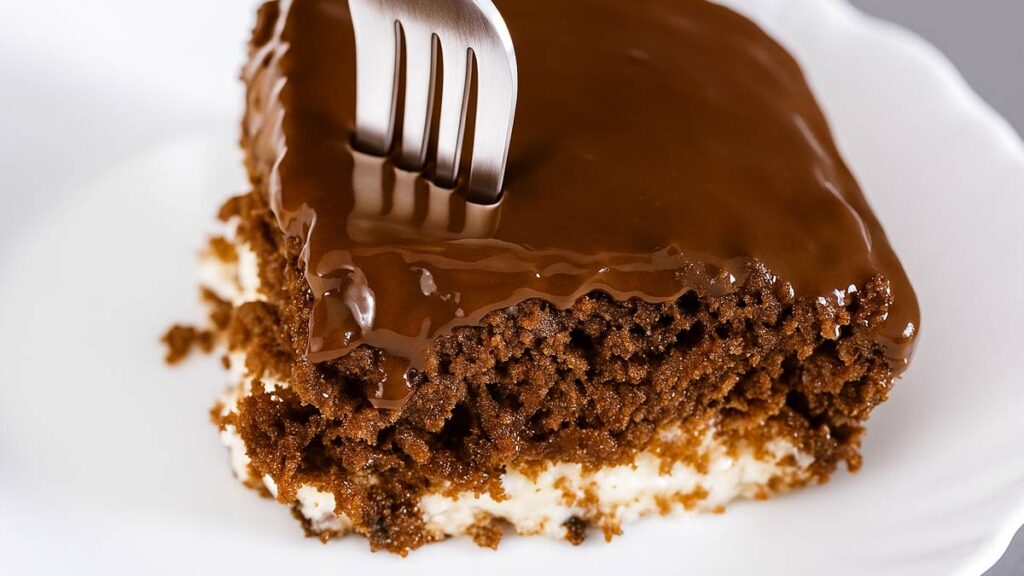 Bolo de Chocolate com Creme de Coco