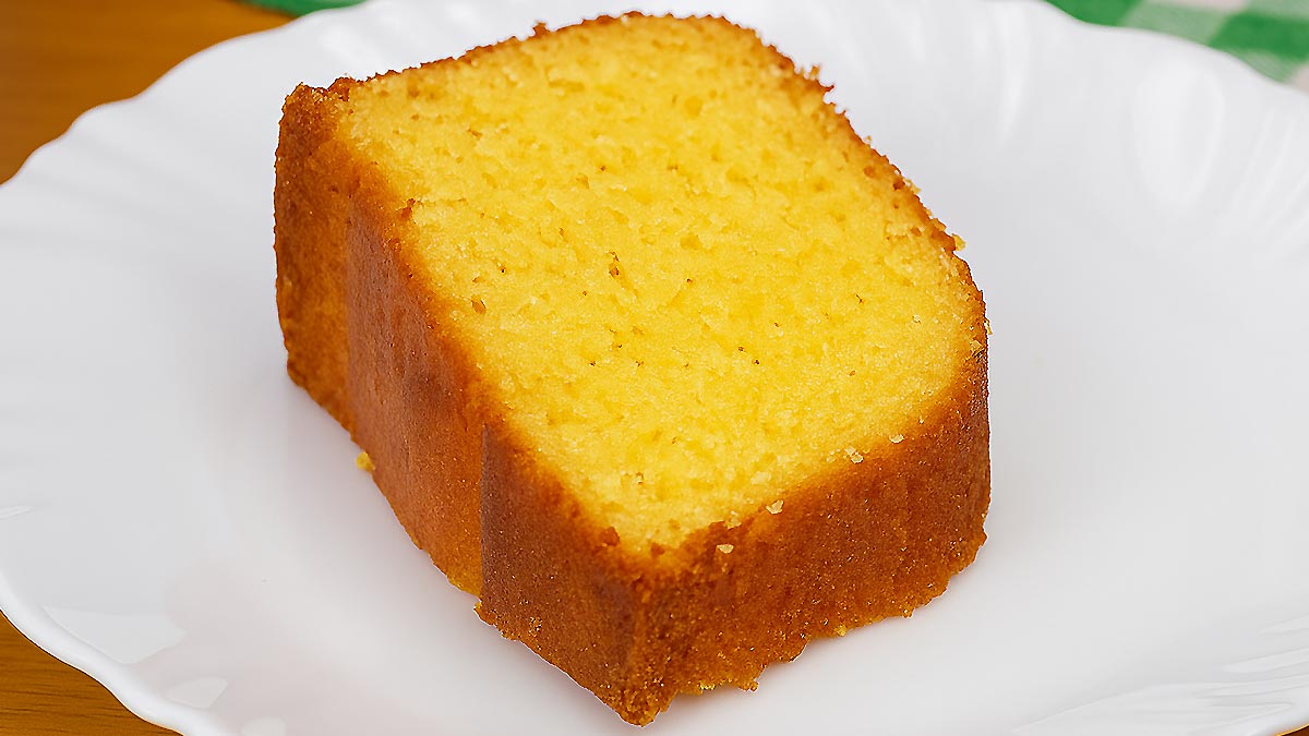 Bolo de Fubá Cozido Molhadinho