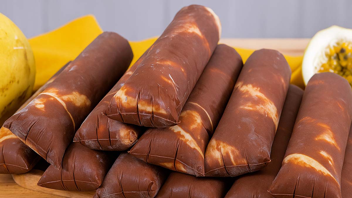 Geladinho Trufado de Maracujá com Chocolate