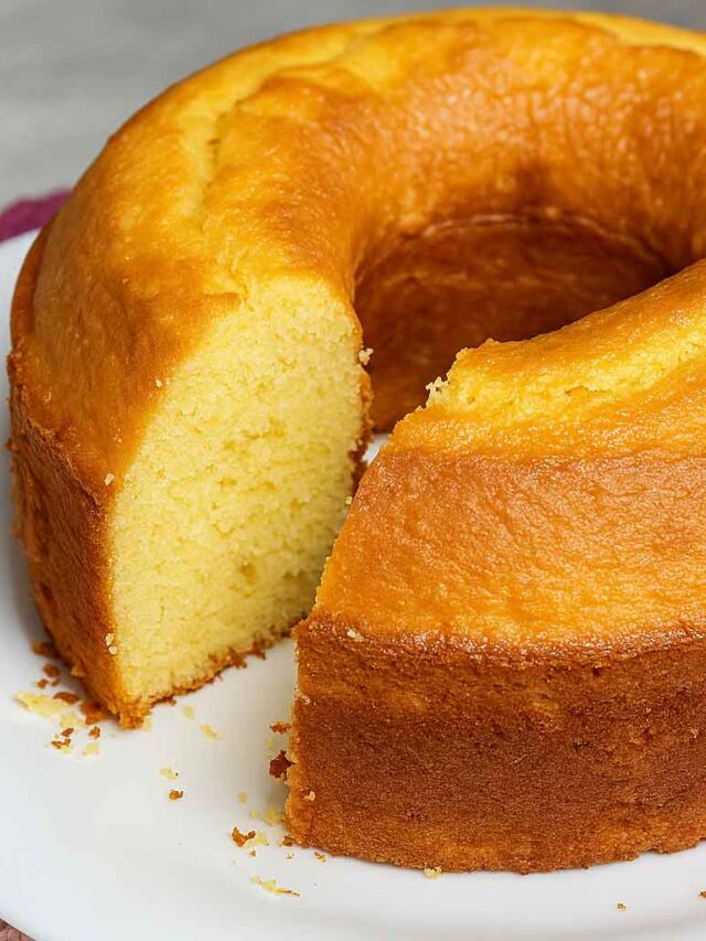 Bolo de Laranja com 4 Copos