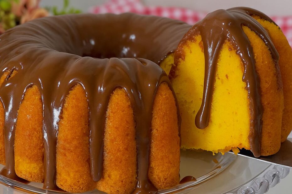 Bolo de Cenoura Irresistível com Chocolate