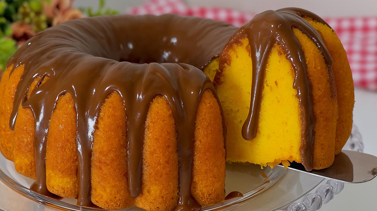 Bolo de Cenoura Irresistível com Chocolate