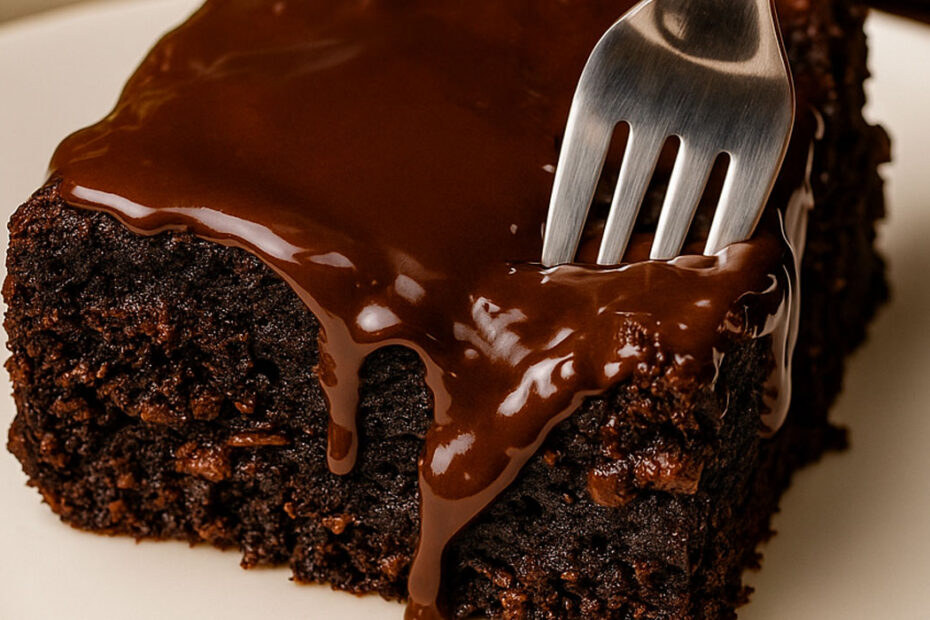 Bolo de Chocolate Fácil Sem Farinha