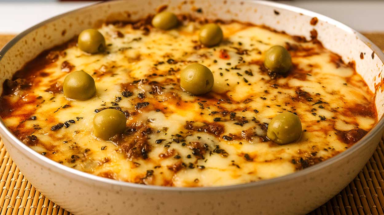 Carne Moída à Parmegiana Cremosa