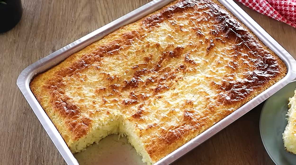 Bolo Cocada Sem Farinha