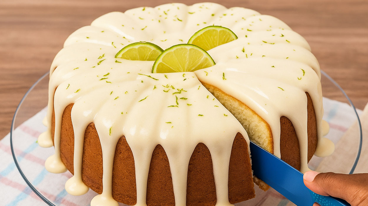 Bolo de Limão Que Derrete na Boca