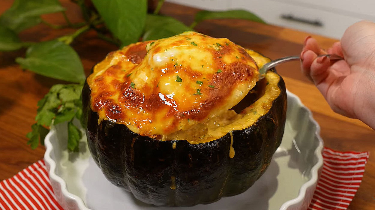 Camarão na Moranga Cremoso