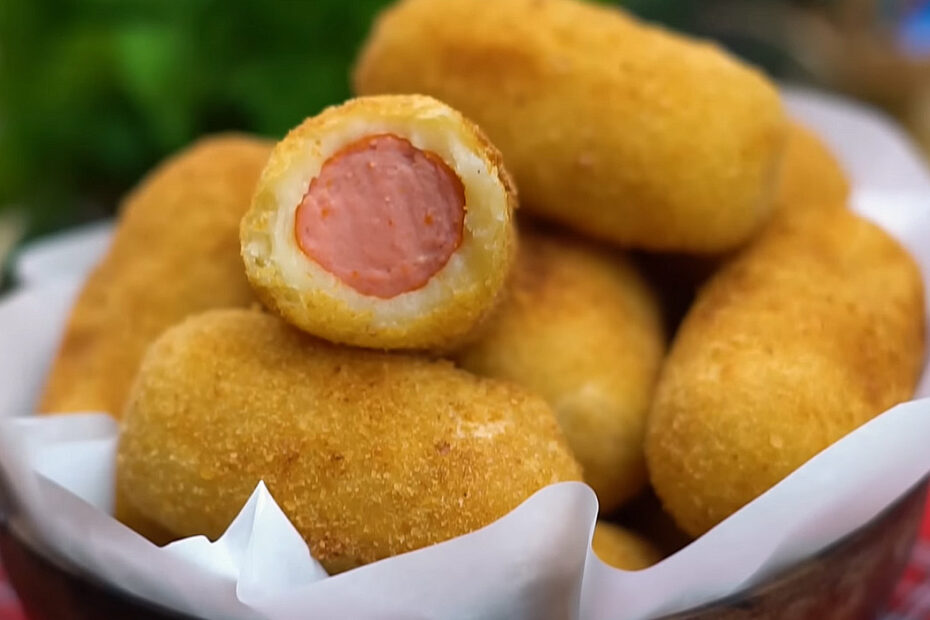 Enroladinho de Salsicha Crocante