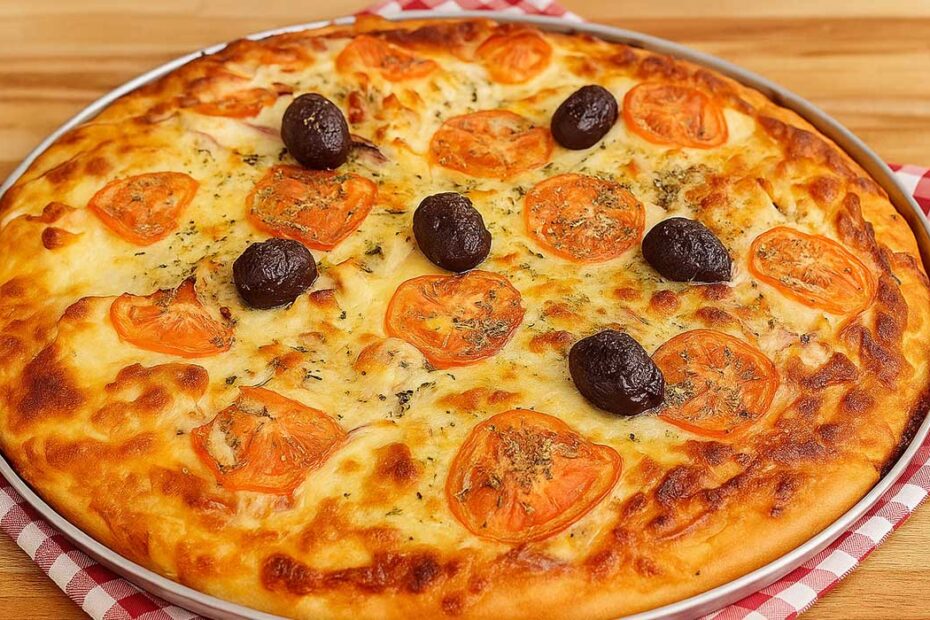 Pizza Caseira Sem Sujeira