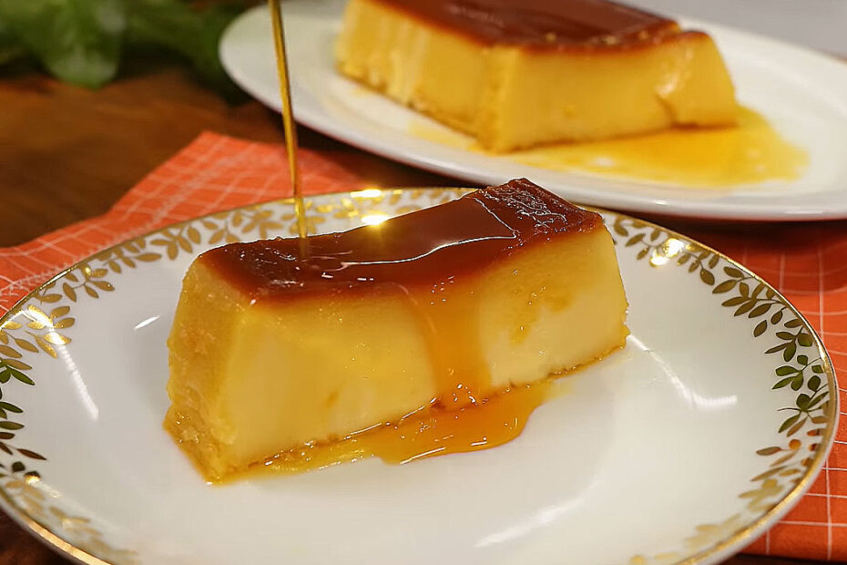 Pudim de Padaria com Farinha de Trigo