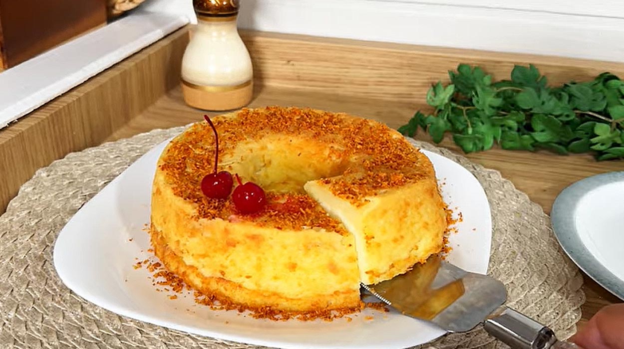 Bolo Mole Cremoso de Leite